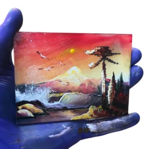 Atardecer en Oleaje